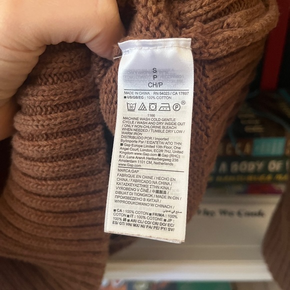 GAP 100% Cotton Oversized Boyfriend Sweater (size: Small) - Picture 4 of 4